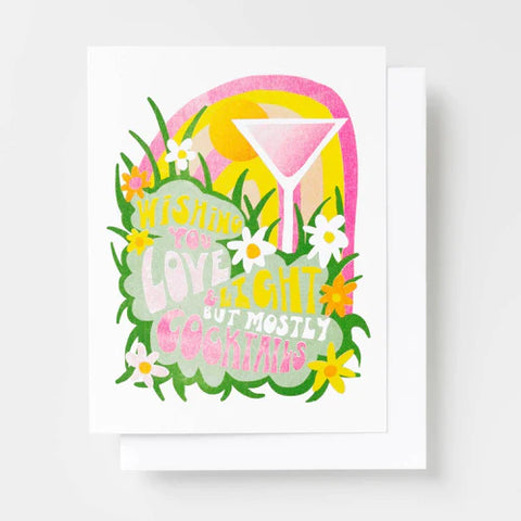 Love & Light & Cocktails Card