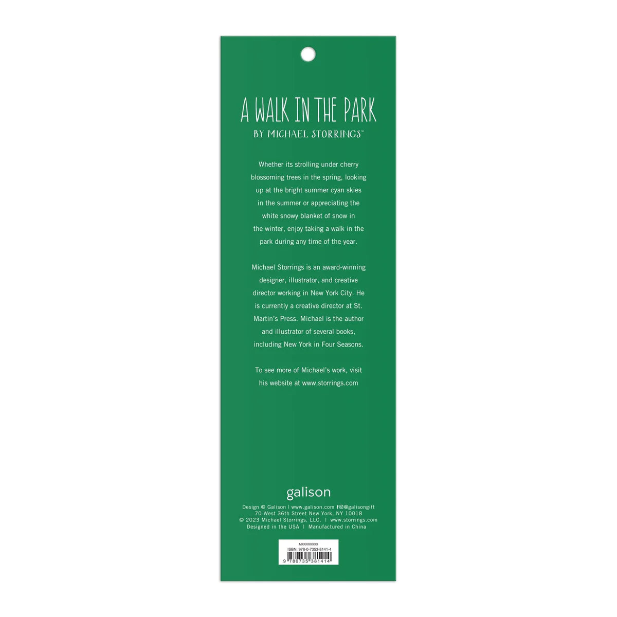 Michael Storrings Walk in the Park Magnetic Bookmarks