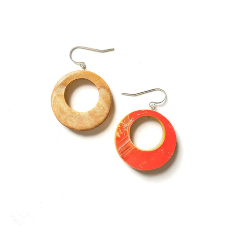 Mini Hoop Earrings, Assorted Colors