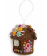 Wool Felt Gingerbread House