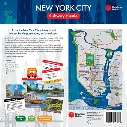Board Game: New York City Subway Hustle