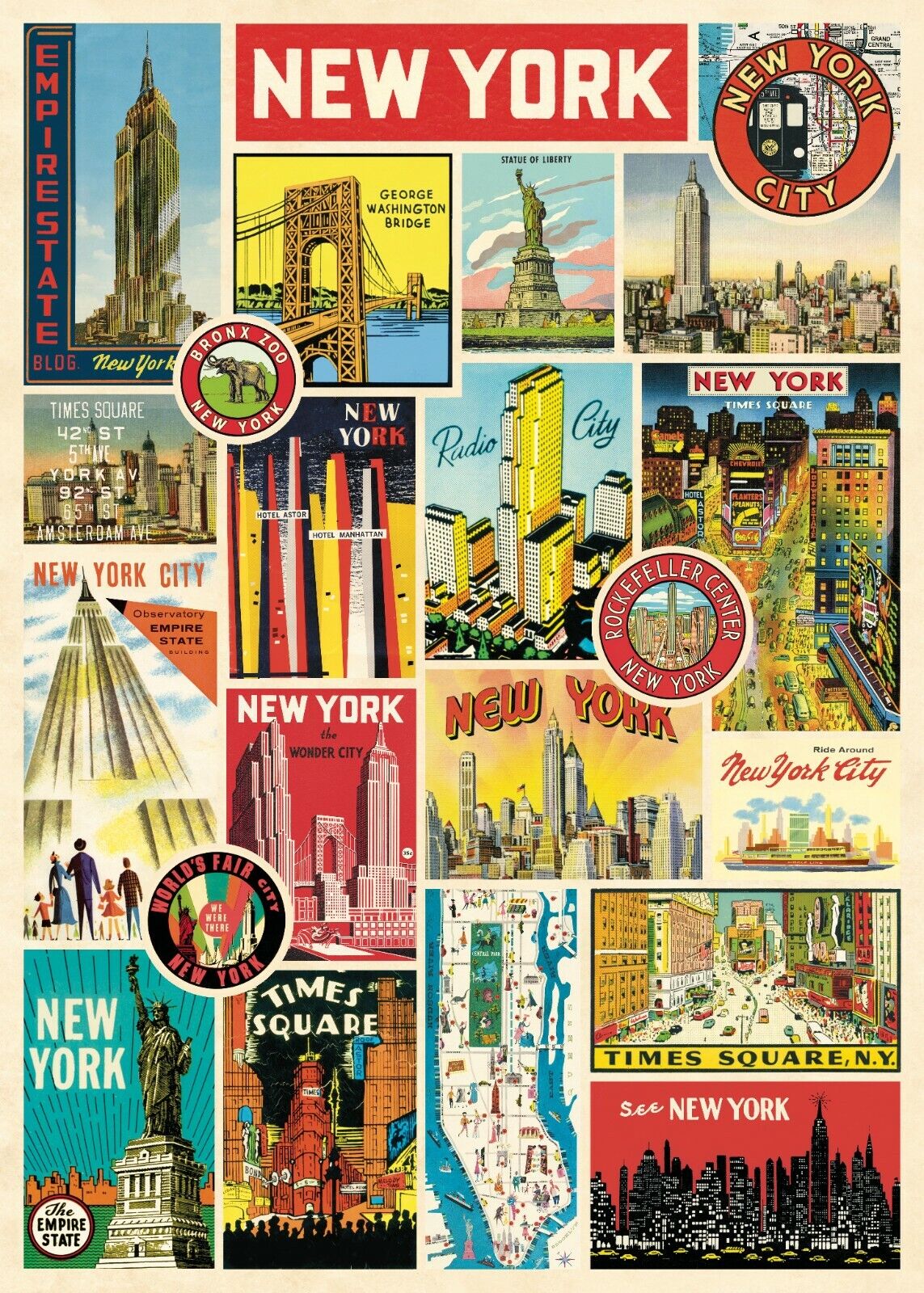Poster/Wrap: NYC Collage