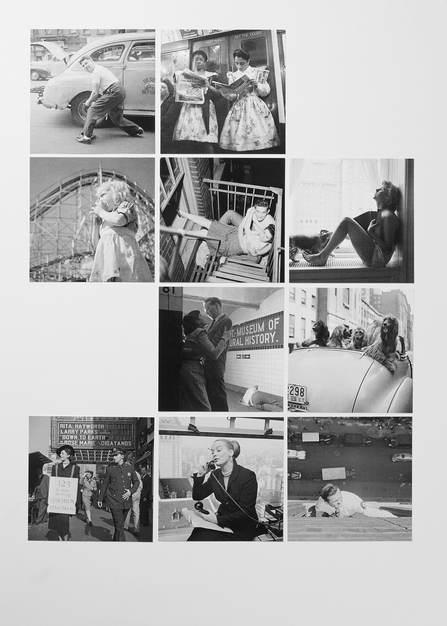 Set de postales 6x6 de Kubrick