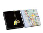 New York Transit Token & MetroCard Necklace