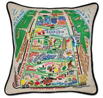 Central Park Embroidered Pillow