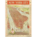 Poster/Wrap New York City Map 3