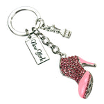 Charm Keychain: Pink Sandal