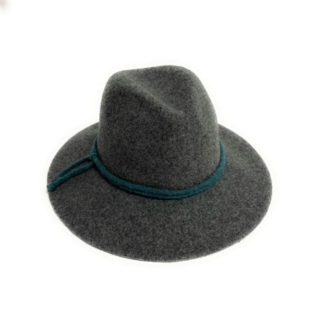 Boiled Wool Fedora Brim Hat