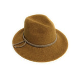 Boiled Wool Fedora Brim Hat