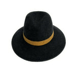Stripe Boiled Wool Brim Hat
