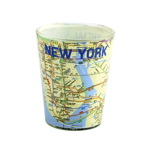 New York City MTA Shot Glass