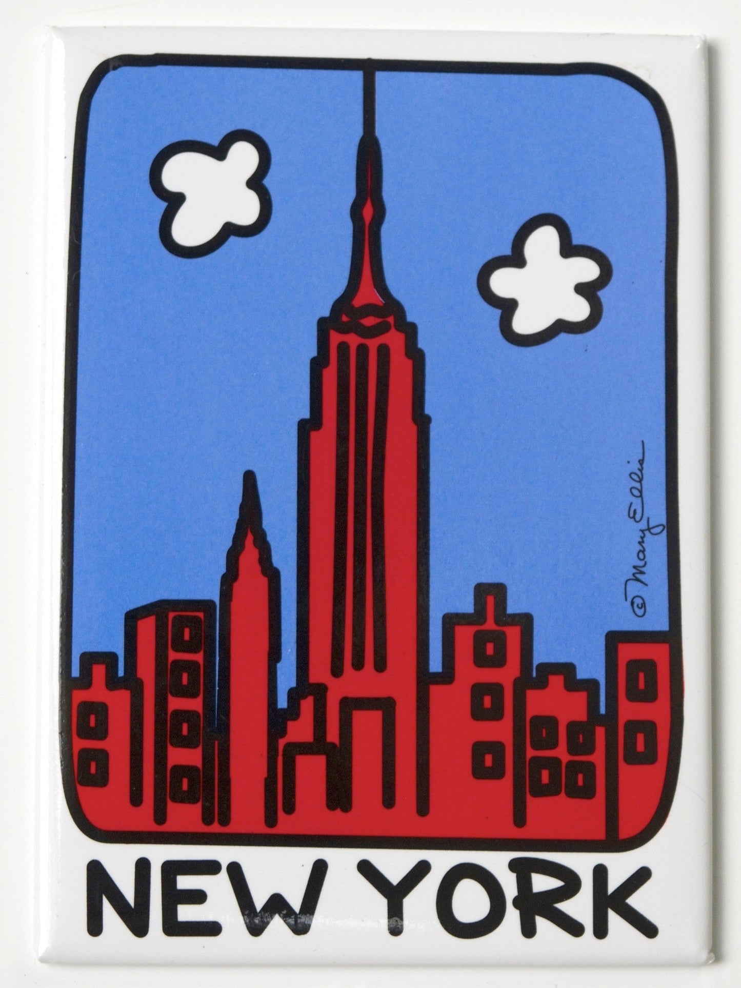 Imán: Horizonte rojo de Nueva York