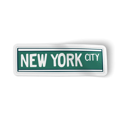 Pegatina callejera de la ciudad de Nueva York