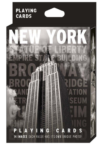 New York Black & White Playing Card Pack