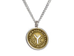 Silver Token Necklace
