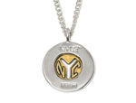 Silver Token Necklace