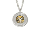 Silver Token Necklace