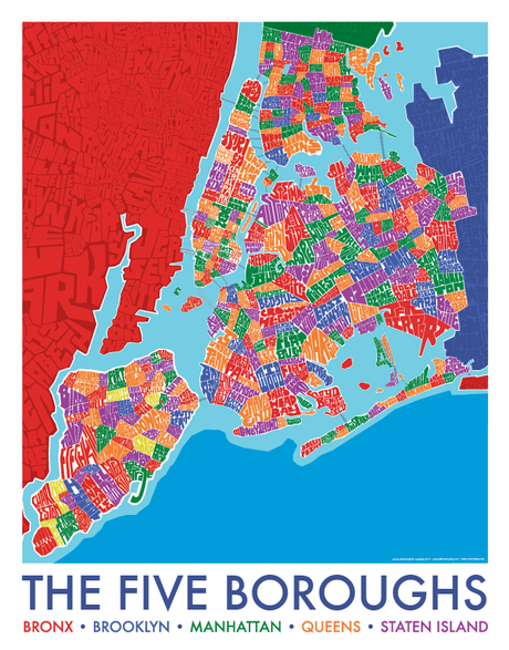 Print: Five Borough's 11x17
