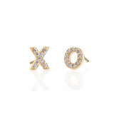 Earrings: XO Pave Studs