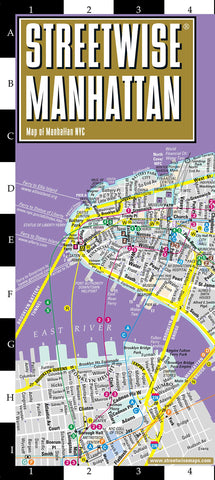Streetwise Manhattan Map