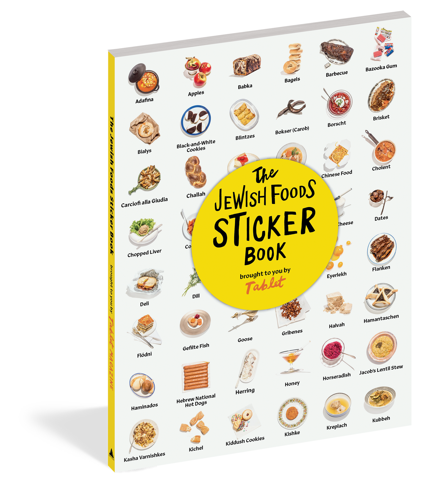 Libro de pegatinas de comidas judías
