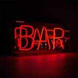 RED'BAR' ACRYLIC BOX NEON LIGHT