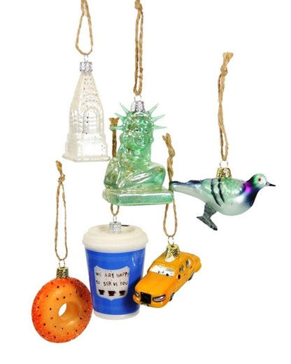 Ornament Set: New York City Miniatures