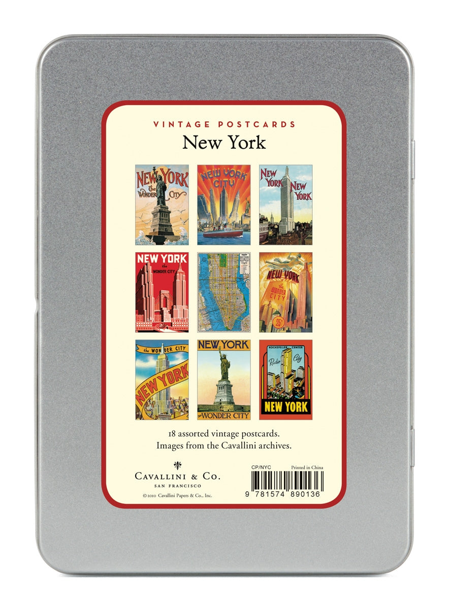 Juego de postales de Nueva York