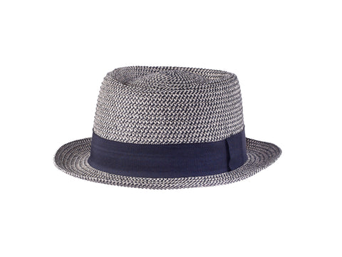 Packable Pork Pie: Black (woven)