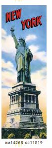 Imán: Estatua de la Libertad 4.5x1.5