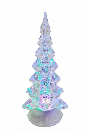 10 inch plastic Light Up christmas Tree