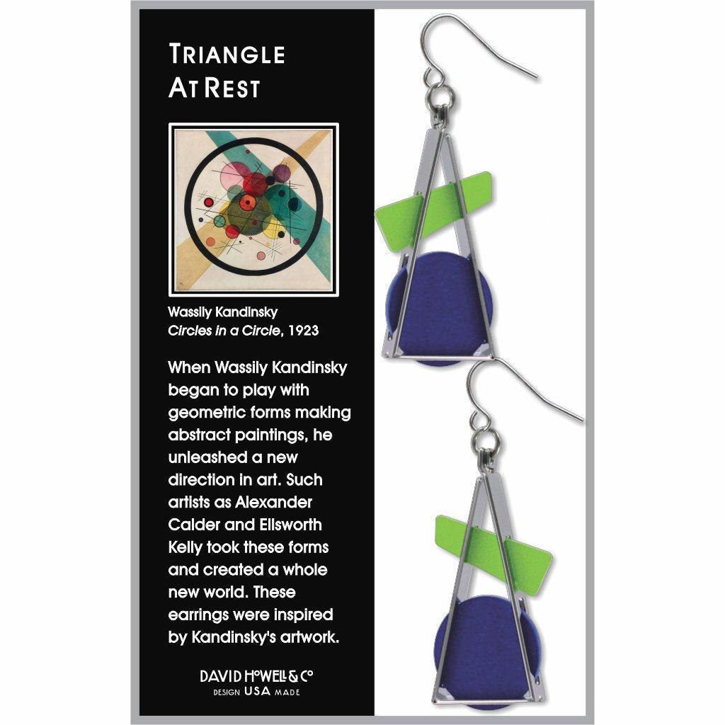 Earrings: Triangle At Rest