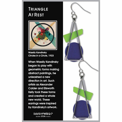 Earrings: Triangle At Rest