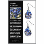 Earrings: Tiffany Clematis