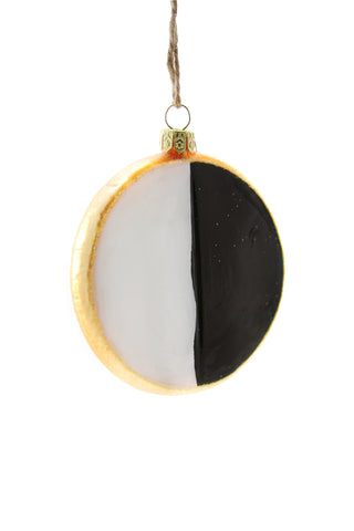 Ornament: Black & White Cookie