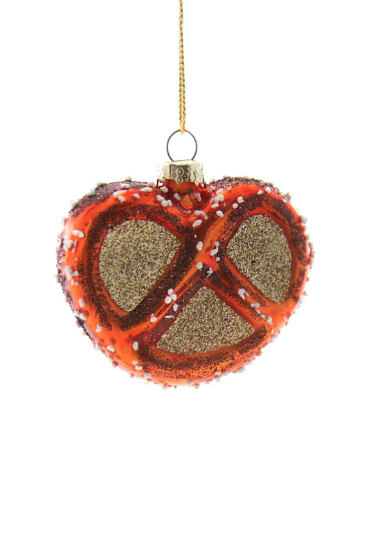 Ornament: Glittery Pretzel