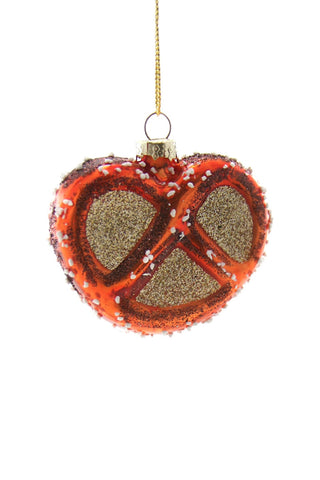 Ornament: Glittery Pretzel