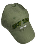Embroidered New York Cap