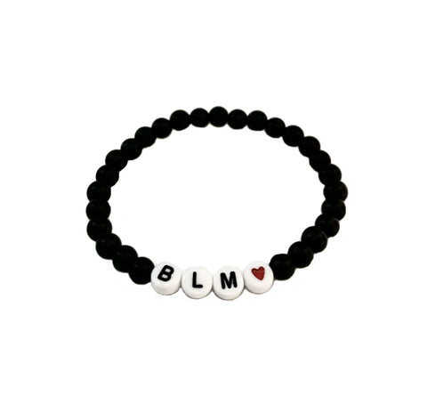 Black Lives Matter Gemstone Bracelet