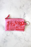 New York Screen Printed Coin Pouch