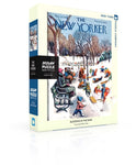 New Yorker Puzzle: Sledding in the Park