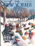 New Yorker Puzzle: Sledding in the Park