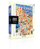 Beachgoing New Yorker Cover Art Puzzle