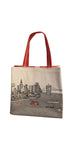 Embroidered NYC Tote Cream