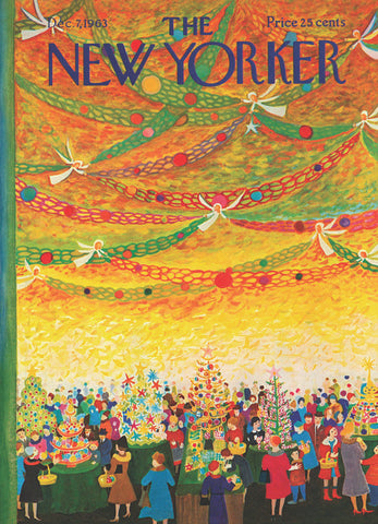 "Holiday Shopping" New Yorker Cover Box Notecard Set