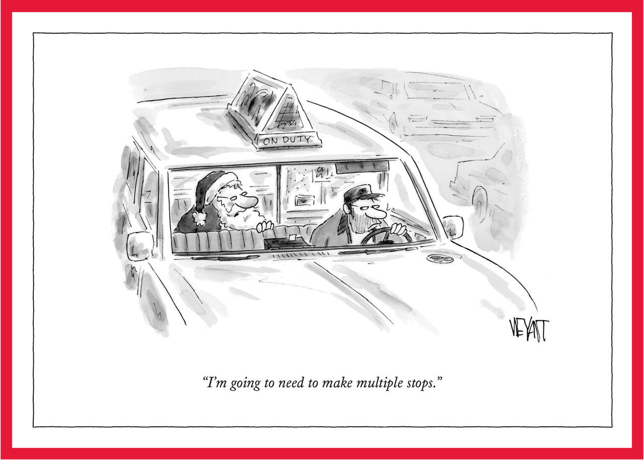Caja de Tarjetas de Notas "Múltiples Paradas" de The New Yorker