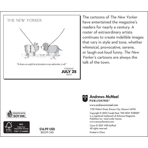 Cartoons from The New Yorker 2023 Day-to-Day Calendar – Museum of the City  of New York