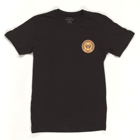 Small Token T-Shirt Black in Pima Cotton