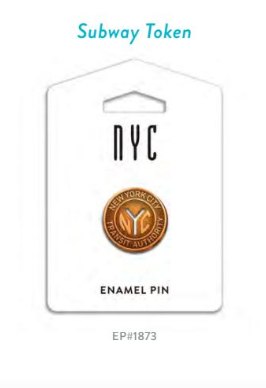 Pin de ficha de metro