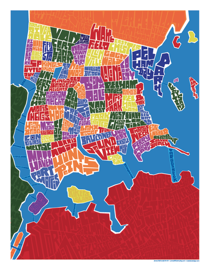 Print: Bronx Typography